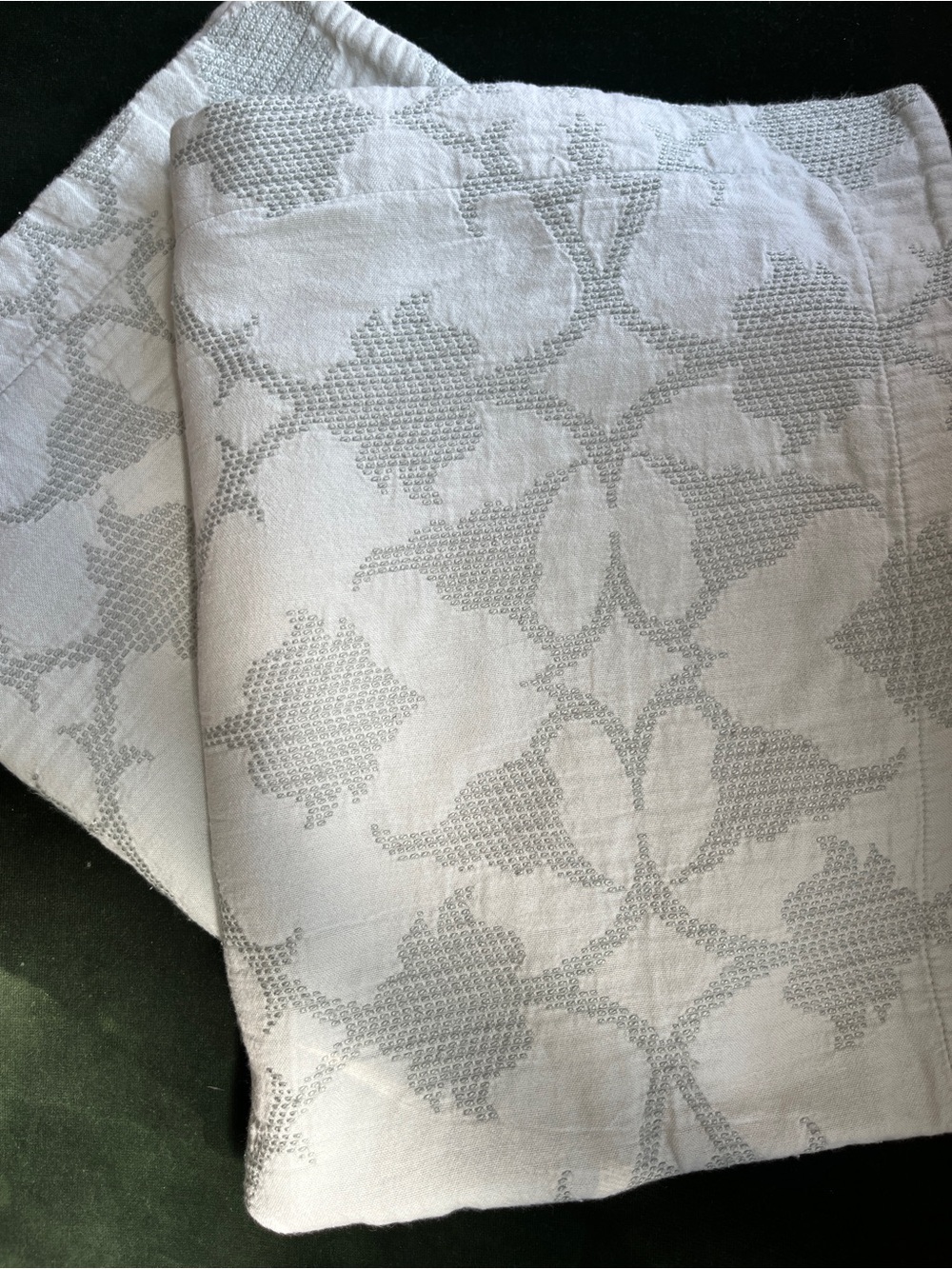Pottery Barn Lilo Standard Pillow Shams – Set of 2 – Light Green/Blue
